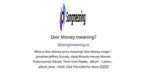 dior money lyrics